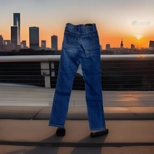 Kendall + Kylie The Kontour High Rise Skinny Distressed Blue Jeans‎ Women's 3/26